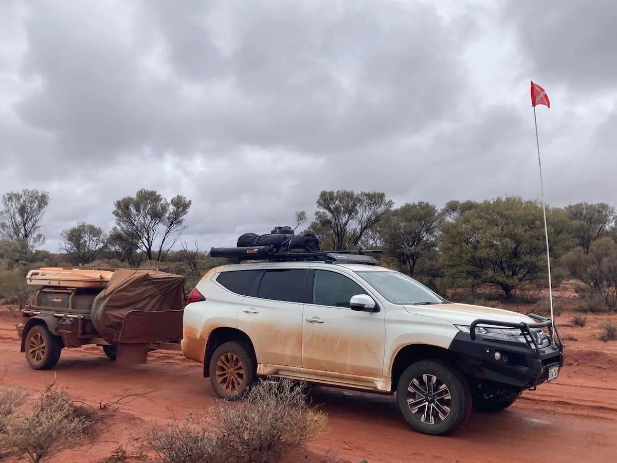 Stockman All-Roada Pod Trailer in the Australian outback