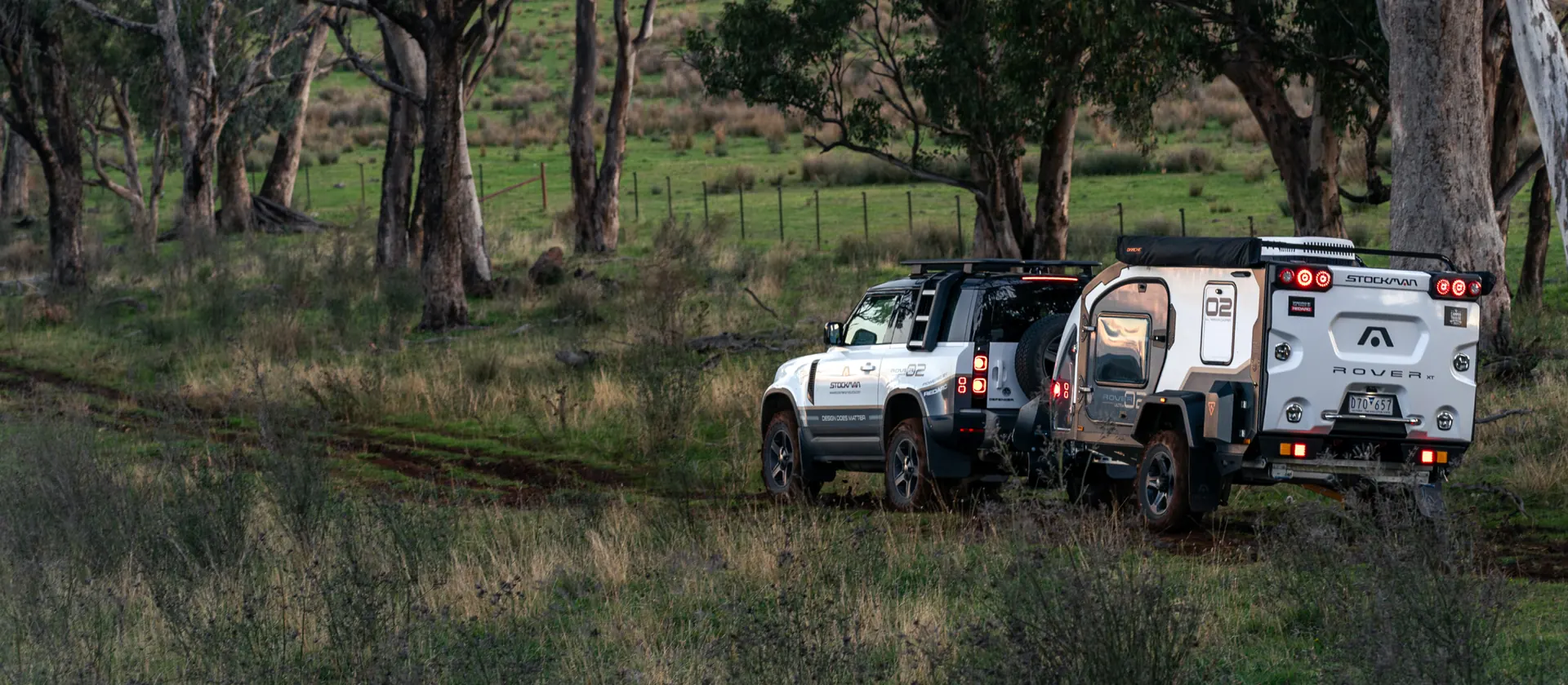 Stockman Rover 02 set up at a remote camp
